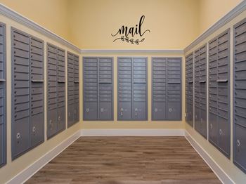 Mail room at Ardmore at the Trail, Indian Trail, 28079
